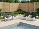 6-Piece High Back Chair Cushions GEMERT 6 pcs 100% Polyester 946479