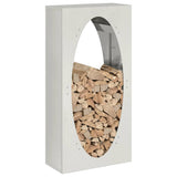 Firewood Rack 50x23x100 cm Stainless Steel 864185