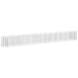 152029 Gabion Raised Bed Galvanised Iron 470x50x50 cm