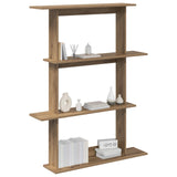 Wall Shelf Artisan Oak 100 x 20 x 126 cm Engineered Wood 8012067