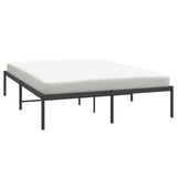 Metal Bed Frame without Mattress Black 140x200cm 350847