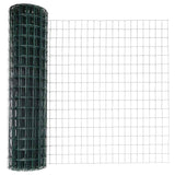 Fence with Posts Green 1.2 x 25 m Steel 3336013