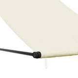 Retractable Awning Cream 150x150 cm Fabric and Steel 368758