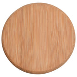 Storage Glass Jars with Bamboo Lid 10 pcs 600 ml 150695