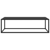 Coffee Table Black Tempered glass Medium Durable Coffee Table 322884
