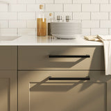 Cabinet Handles 20 pcs Black 224 mm Stainless Steel 3203656