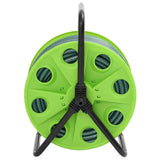 Free Standing Green Hose Reel with Hose Fitting Set 0.75" 20 m PVC 3281520