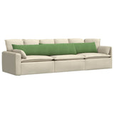 Sofa Pillows 2 pcs Light green 200 x 40 cm Corduroy Fabric 42013888