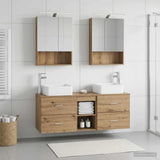 Bathroom Furniture Set 5 pcs Artisan Oak 3406766