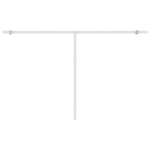 Freestanding Manual Retractable Awning 450x300 cm Blue/White 3069556