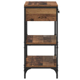 Console Table with Drawer Brown 75 x 34.5 x 75 cm Wood 871312