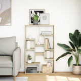 Bookcase Sonoma Oak 72x20x120.5 cm Engineered Wood 858158