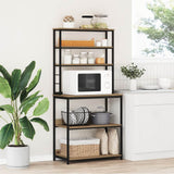 Kitchen Shelf Artisan Oak 80 x 40 x 168 cm Engineered Wood 883891