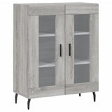 Highboard Grey Sonoma 69.5x34x180 cm Engineered Wood 3198295