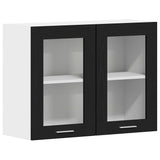 Hanging Cabinet Lyon Black Oak 80 x 31 x 60 cm Engineered Wood 863147