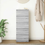 Sideboard with Drawers Grey Sonoma 37.5x35x99 cm Engineered Wood 861765