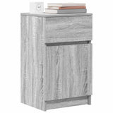 Bedside Cabinets 2 pcs Grey Sonoma 39x35x65 cm Engineered Wood 861330