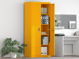 Storage Cabinet Mustard Yellow 60 x 40 x200 cm Steel 3406205