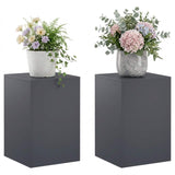 Plant Stand 2 pcs Anthracite 40 x 40 x 60 cm Galvanised Steel 8012535