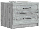 Bedside Cabinet 2 pcs Grey Sonoma 43 x 34.5 x 44.5 cm 895688