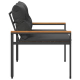 Outdoor Bench 2 -Seater 116 x 67.5 x 72 cm Poly Rattan 42025366