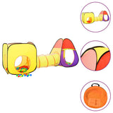 Children Play Tent with 250 Balls Multicolour 255x80x100 cm 3107727