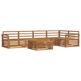 Outdoor Sofa Set 6 pcs Natural 3373499