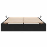 Storage Bed with Headboard Black 135 x 190 cm Velvet 3370127