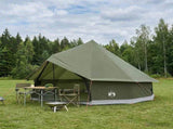 Tipi Tent Olive Green 300 x 300 x 200 cm Polyester and Steel 42029026