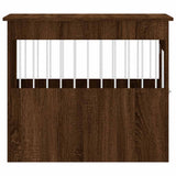 Dog Crate Furniture Brown Oak 55x80x68 cm Engineered Wood 838329