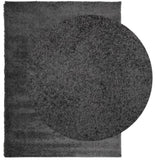 ZNTS Shaggy Rug High Pile Modern Anthracite 240x340 cm 375197