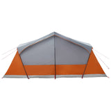 Cabin Tent with Roof Grey and Orange 480 x 273 x 205 cm 42028687