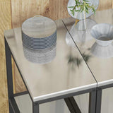 Kitchen Storage HATTEM Silver 30 x 50 x 92 cm Steel 874980