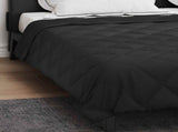 Summer Duvet Black 240 x 260 cm Microfiber 42025475