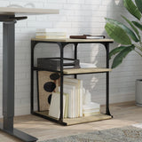 Printer Stand 3-Tier Sonoma Oak 43x48x64 cm Engineered Wood 842277