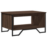 Coffee Table Brown Oak 75x51x40 cm Engineered Wood 848488