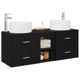 Bathroom Furniture Set 3 pcs Black 49.5 x 44.5 x 66 cm 3405924