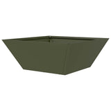 Garden Planter 5 pcs Olive Green 40 x 40 x 15 cm 873817