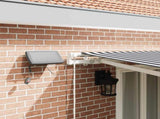 Manual Retractable Awning with LED Anthracite&White 500x300 cm 3215788