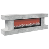 Electric Fireplace Concrete 150 x 30 x 50 cm Engineered wood 8020787