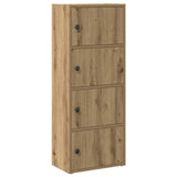 Bookcase Artisan Oak 40x24x102 cm Engineered Wood 860381