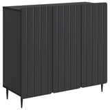 Sideboard Black 89 x 34.5 x 82 cm Engineered Wood 894416