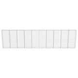 143585 Gabion Wall with Covers Galvanised Steel 600x30x150 cm