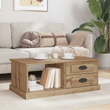 Coffee Table Artisan Oak 90 x 50 x 35 cm Engineered Wood 881362