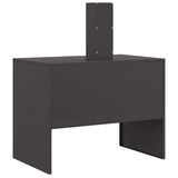 Fire Pit Black 80 x 50 x 96 cm Cold-rolled Steel 858936