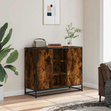 ZNTS Sideboard Smoked Oak 92x35x76 cm Engineered Wood 849016