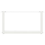 Coffee Table Legs U-Shaped 2 pcs White 60x cm Steel 4013141