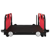 Bike Trailer Red Oxford Fabric and Iron 94160