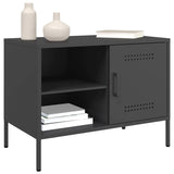 TV Cabinet Black 68x39x50.5 cm Steel 842994