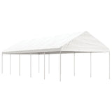Gazebo with Roof White 11.15x4.08x3.22 m Polyethylene 3155513